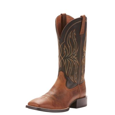 Ariat Sport Rustler Kahverengi Western Csizma Erkek (29927-129)